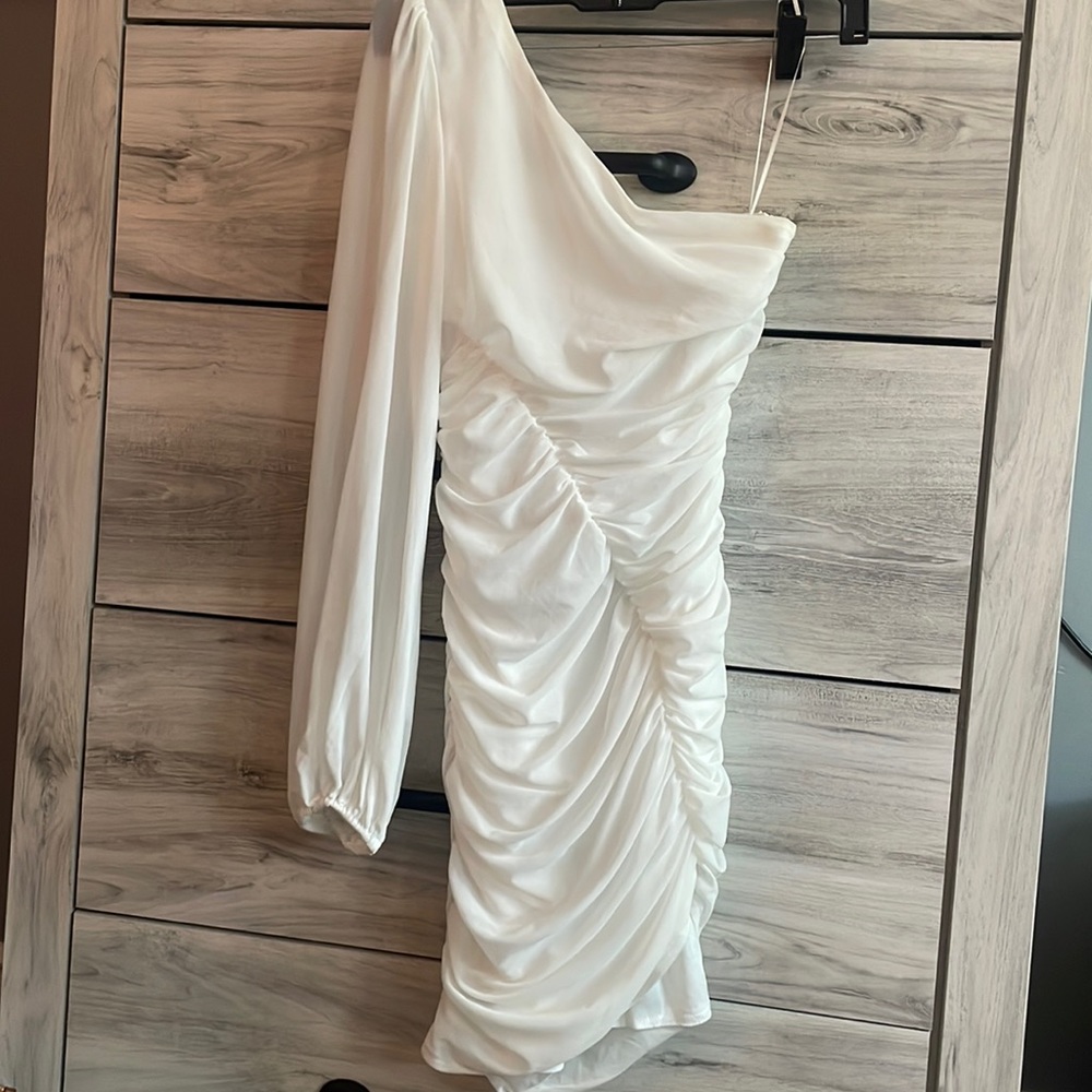 white Hello molly dress